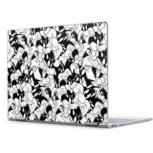 Looney Tunes Sylvester Super Sized Pattern Pixelbook Skin